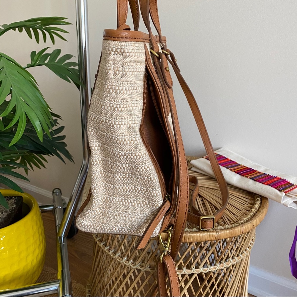 FOSSIL Camilla Boho Convertible Woven Backpack - Picture 11 of 14